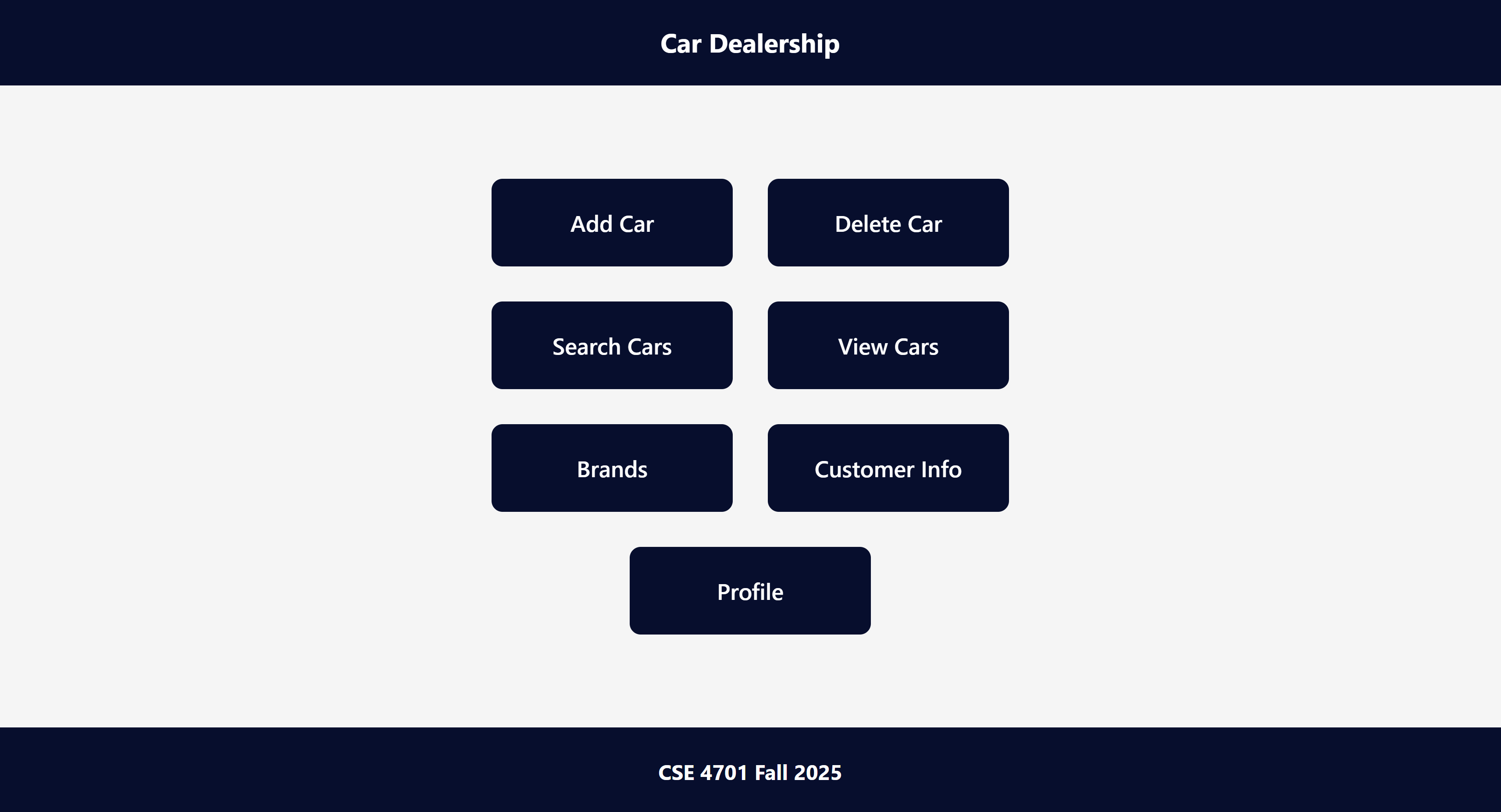 Automobile Database